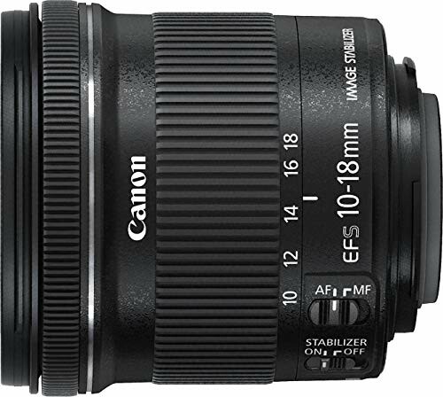 Canon EFS 10-18mm camera lens showcasing ultra-wide-angle capabilities