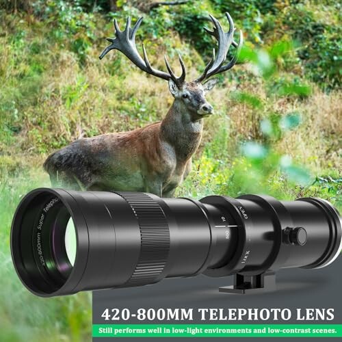 Lightdow 420-800mm F8.3 Telephoto Lens