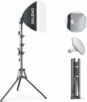 RALENO Softbox Photography Lighting Kit